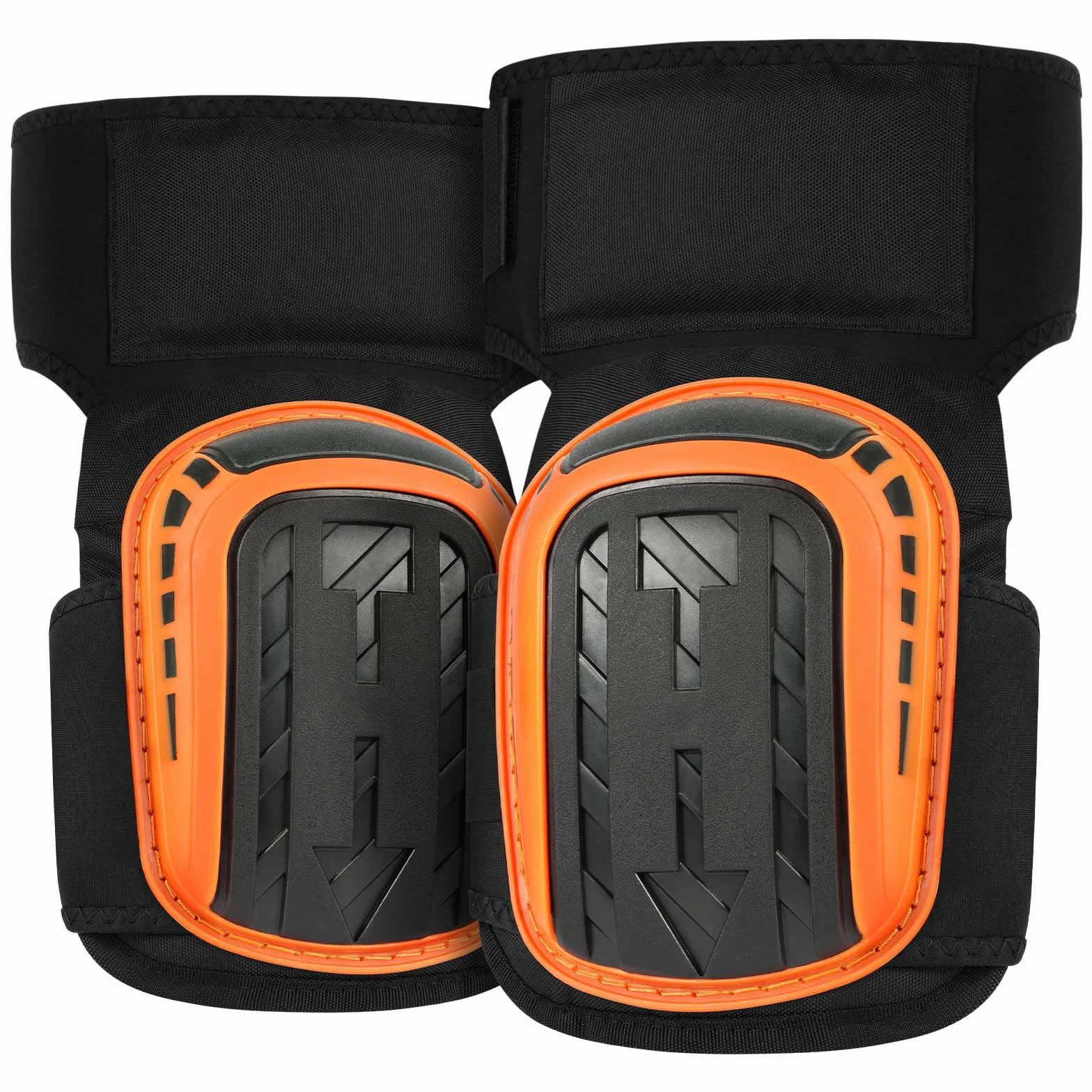flintronic Ginocchiere Lavoro, 1 Paio Ginocchiere Professionali con Imbottitura Gel e Cinturini Antiscivolo Rgolabili, Ginocchiera Piastrellista per Lavoro, Giardinaggio e Costruzione
