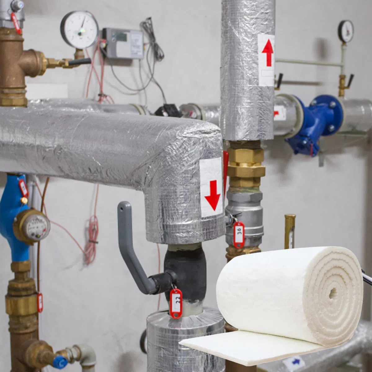 Tessuto ignifugo in fibra di ceramica, isolamento in fibra di ceramica, materiale non combustibile, soffitto in fibra di ceramica, coperta isolante ignifugo, coperta isolante in fibra di ceramica,
