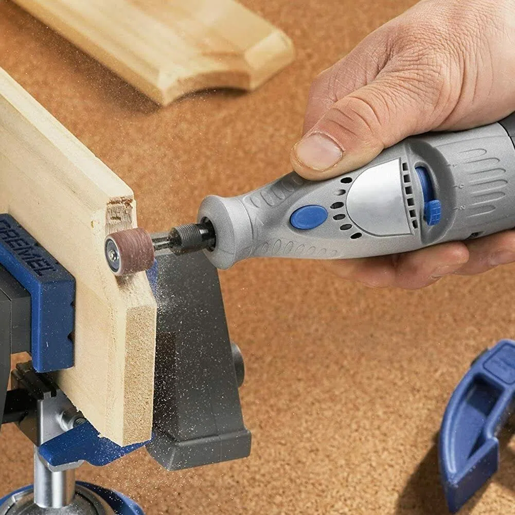 Vogueing - Kit per levigatura a tamburo, 384 pezzi, grande nastro abrasivo per accessori Dremel