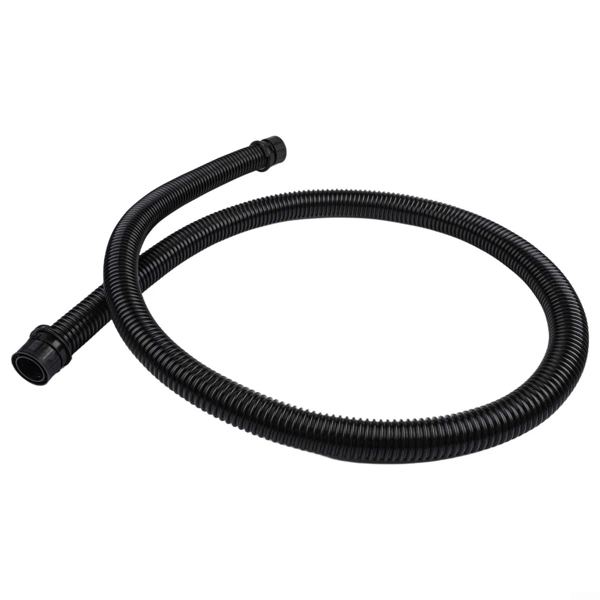 Tubo di aspirazione e sacchetto per la polvere da 2 m per smerigliatrice da parete, collettore di levigatrice autoadescante, materiale EVA, grigio nero, set da 2 pezzi