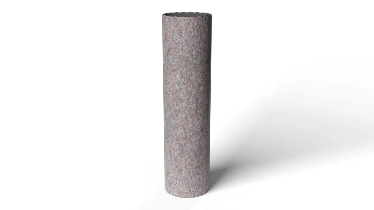 IMBALLAGGI 2000 Panno Feltro Assorbente Mt 1X25 Mt Pittura Imbianchino Antiscivolo Resistente