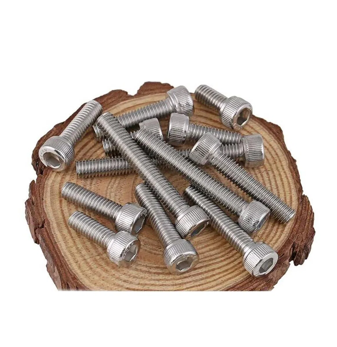 bulloni esagonali in acciaio inossidabile, Assortimento di viti a testa cilindrica con esagono incassato in acciaio inossidabile 304 con filettatura inversa M4-M12(M5X40 mm (10 Pcs))