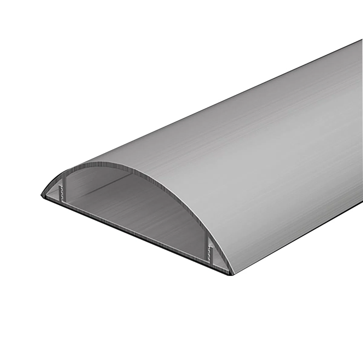 Canalina Passacavi Calpestabile, cavità per Cavi, Materiale in Lega di Alluminio, Varie Dimensioni e Modelli, capacità di Carico: 200 kg(100x3.9x1.15cm/39x1.5x0.45in)
