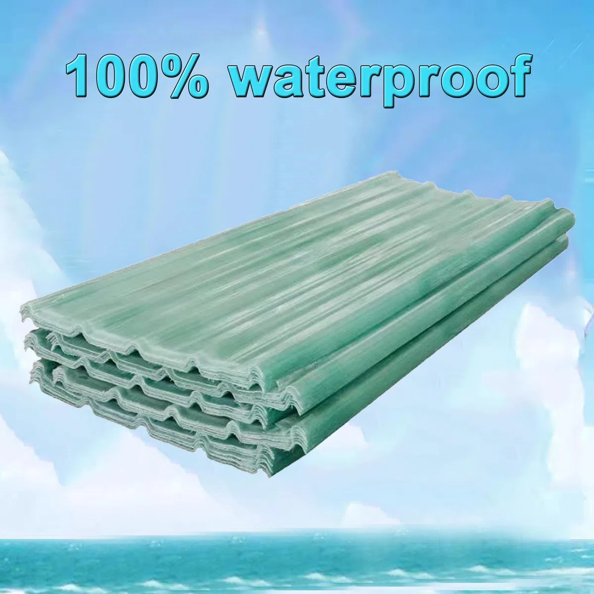 Lamiere Grecate Protezione Uv,Pannelli da Tetto Autopulente Silenziosa,Lamiere per Coperture in FRP Spessi 1 Mm,Lastre di Ricambio Trasparente (Larghezza x Lunghezza) (0.9x1.6m/35x63in)