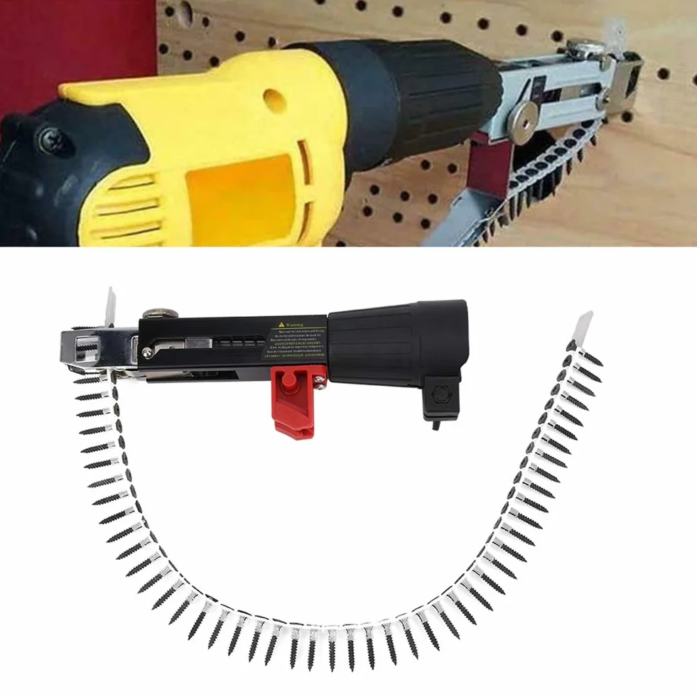 Vendite Pazze Attrezzatura di serraggio a vite, chiodo a catena automatico squisito regolabile per cartongesso per soffitto per tavola di legno per parete divisoria