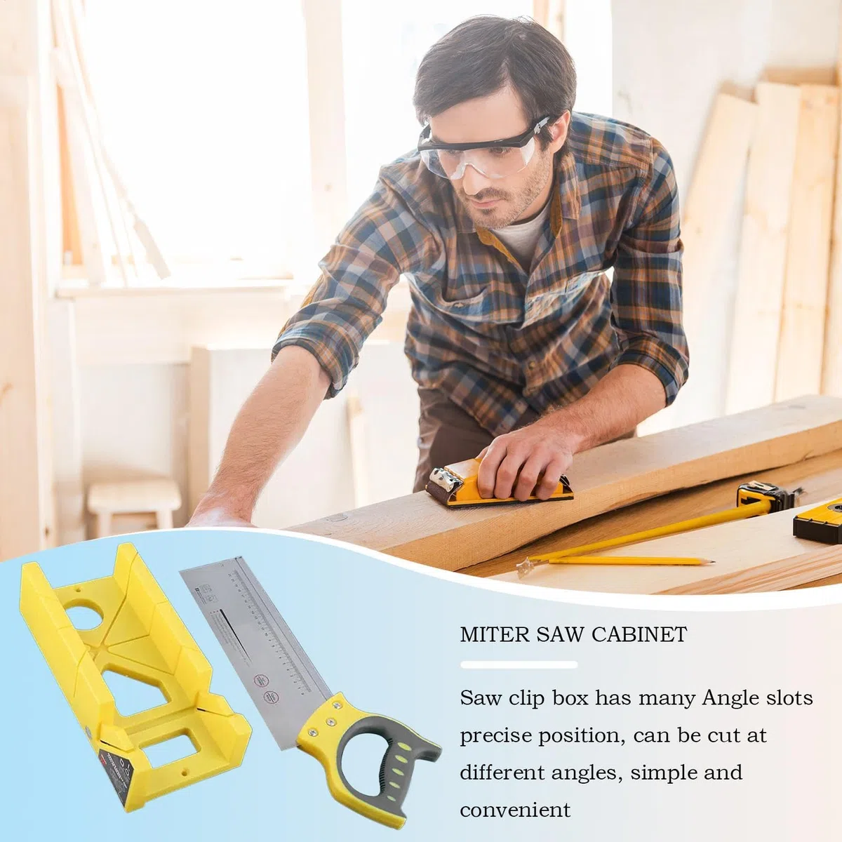 a mano per mitra - a taglio manuale Taglierina per legno con più scanalature angolari - Taglierina angolare multiuso Strumento di taglio del legno per lavorazione del legno