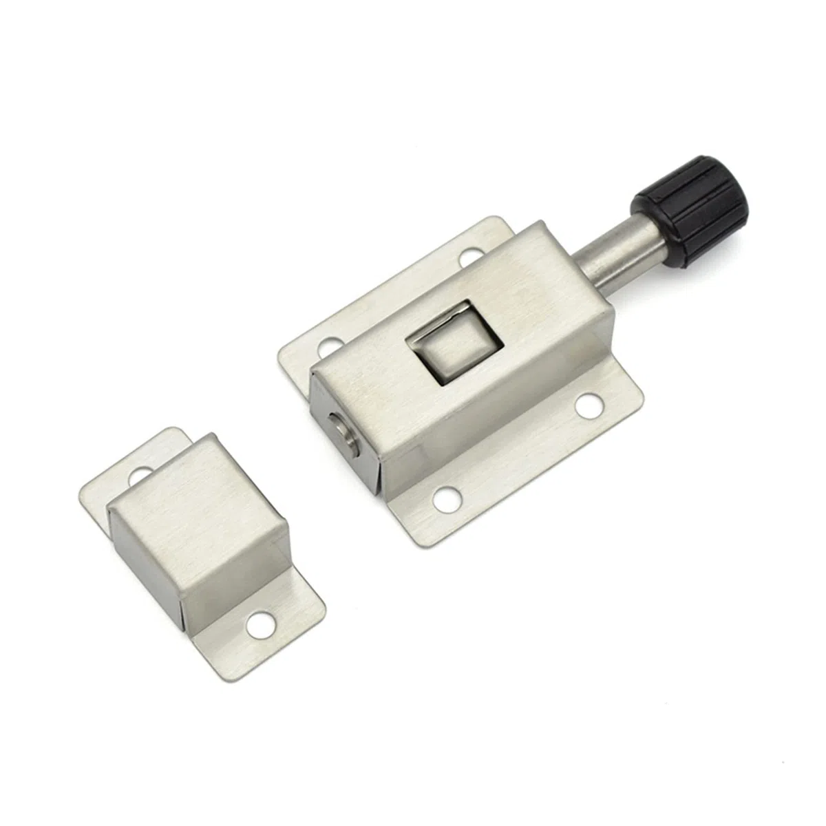 Pulsante del bullone della porta dell'acciaio inossidabile da 2,7 pollici del chiavistello della porta for le serrature di sicurezza di sicurezza della porta a comparsa automatica 1 pz