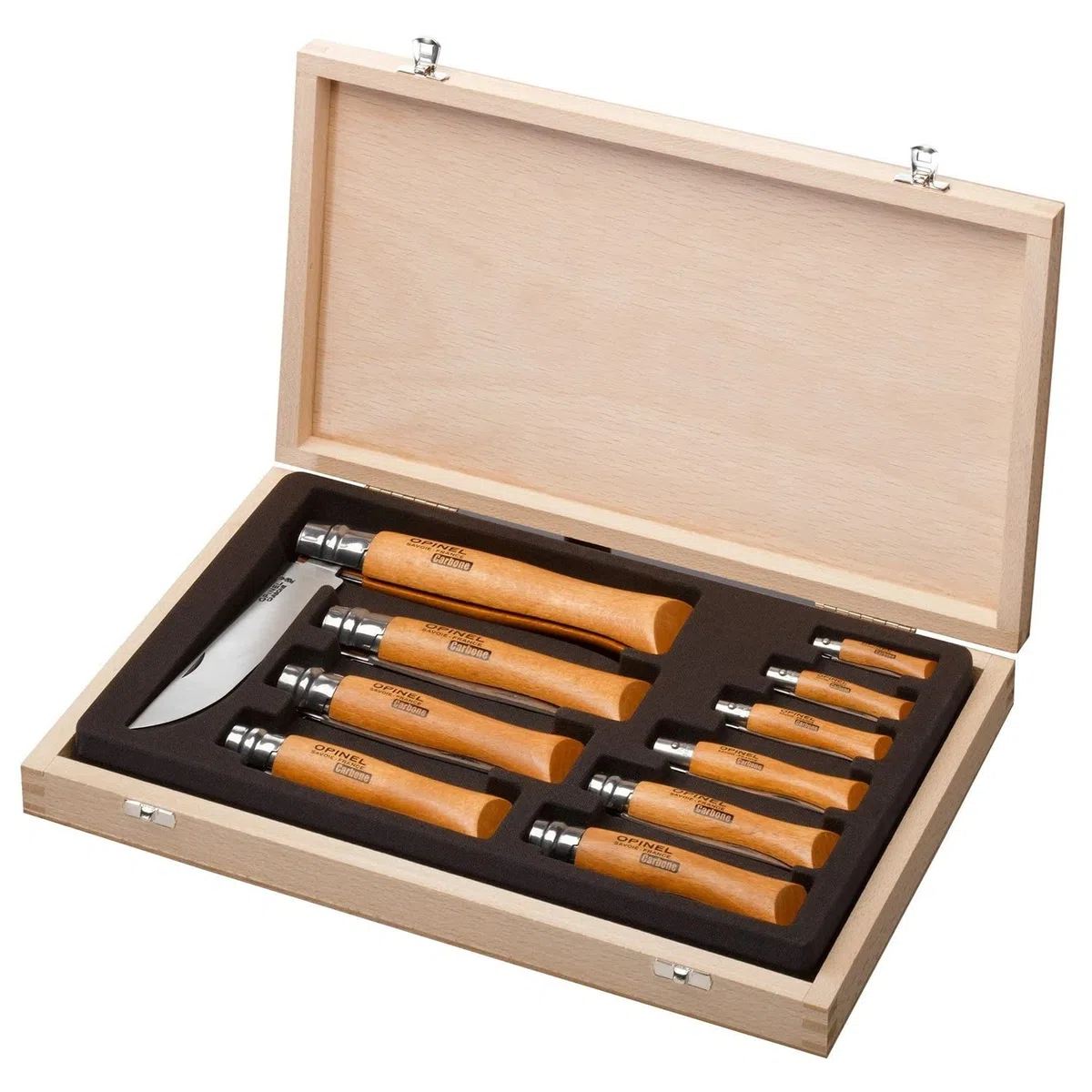 Recoge monedas 10 cuchillos carbono