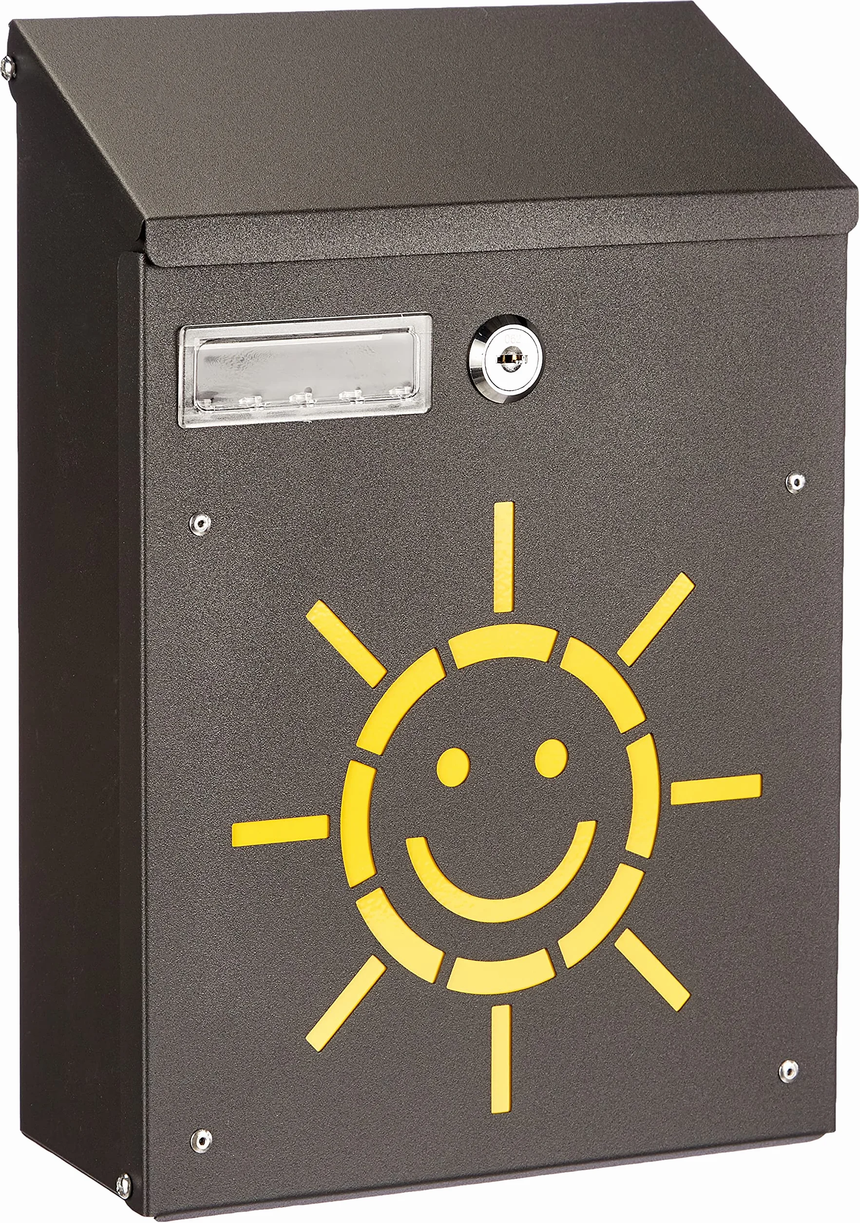 Blinky 27298-20 Sole Cassetta per Lettere in Acciaio, 21x8.5x30, Nero