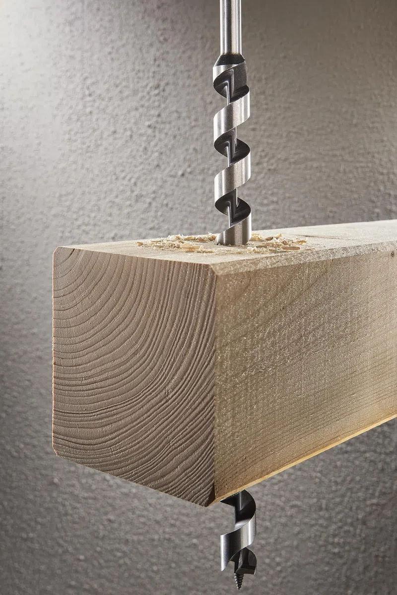 wolfcraft Punta per travi, codolo esagonale, Ø 20 mm I 7675010 I Per forare le travi di legno