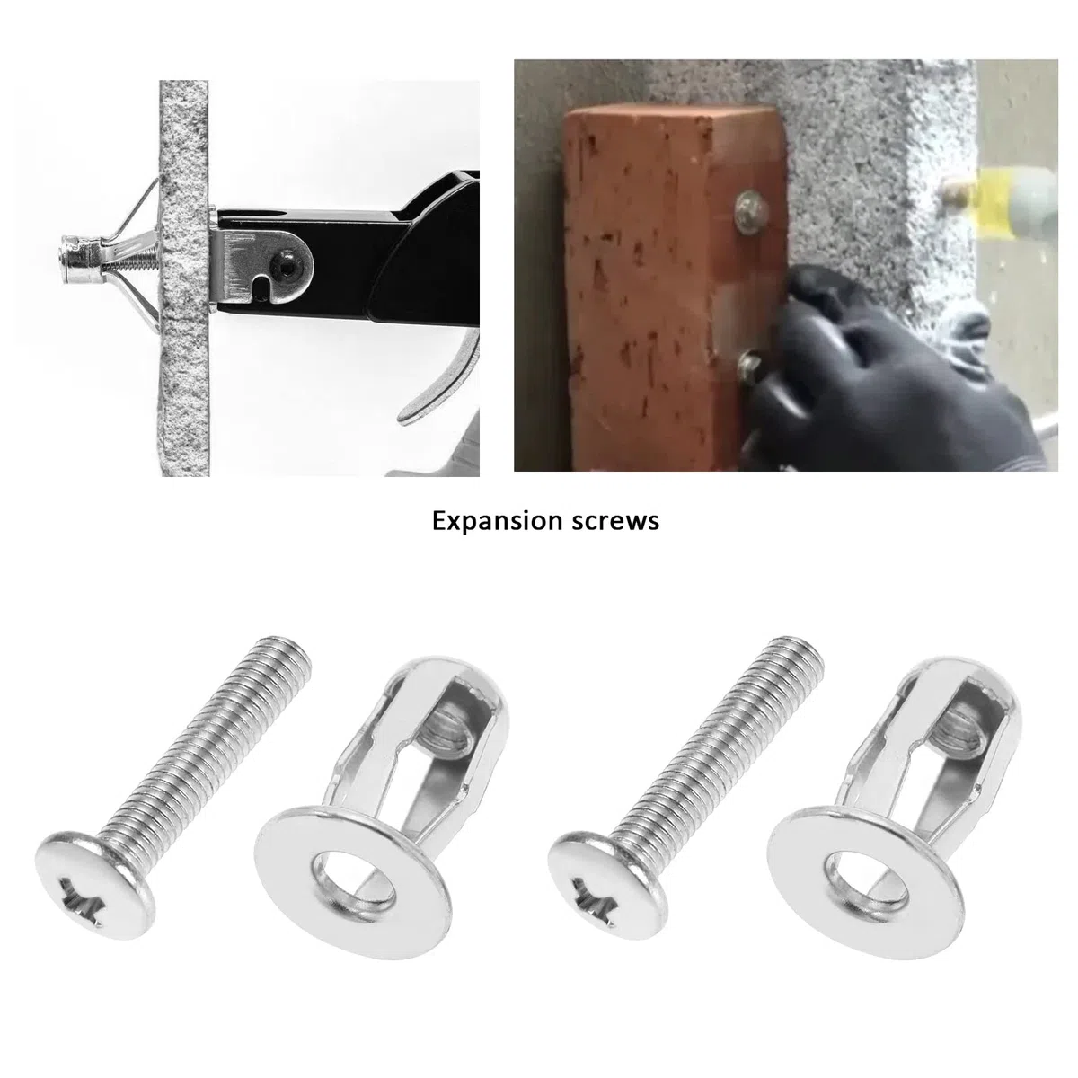 50 Pezzi Dadi Jack Dadi Petalo Dado Ad Espansione Tasselli Di Fissaggio Sottili Con Viti Di Montaggio Per Pareti Cave In Ferro Pelle Pannelli Cavi 5 Mm Parete Morbida Sottile M5x25