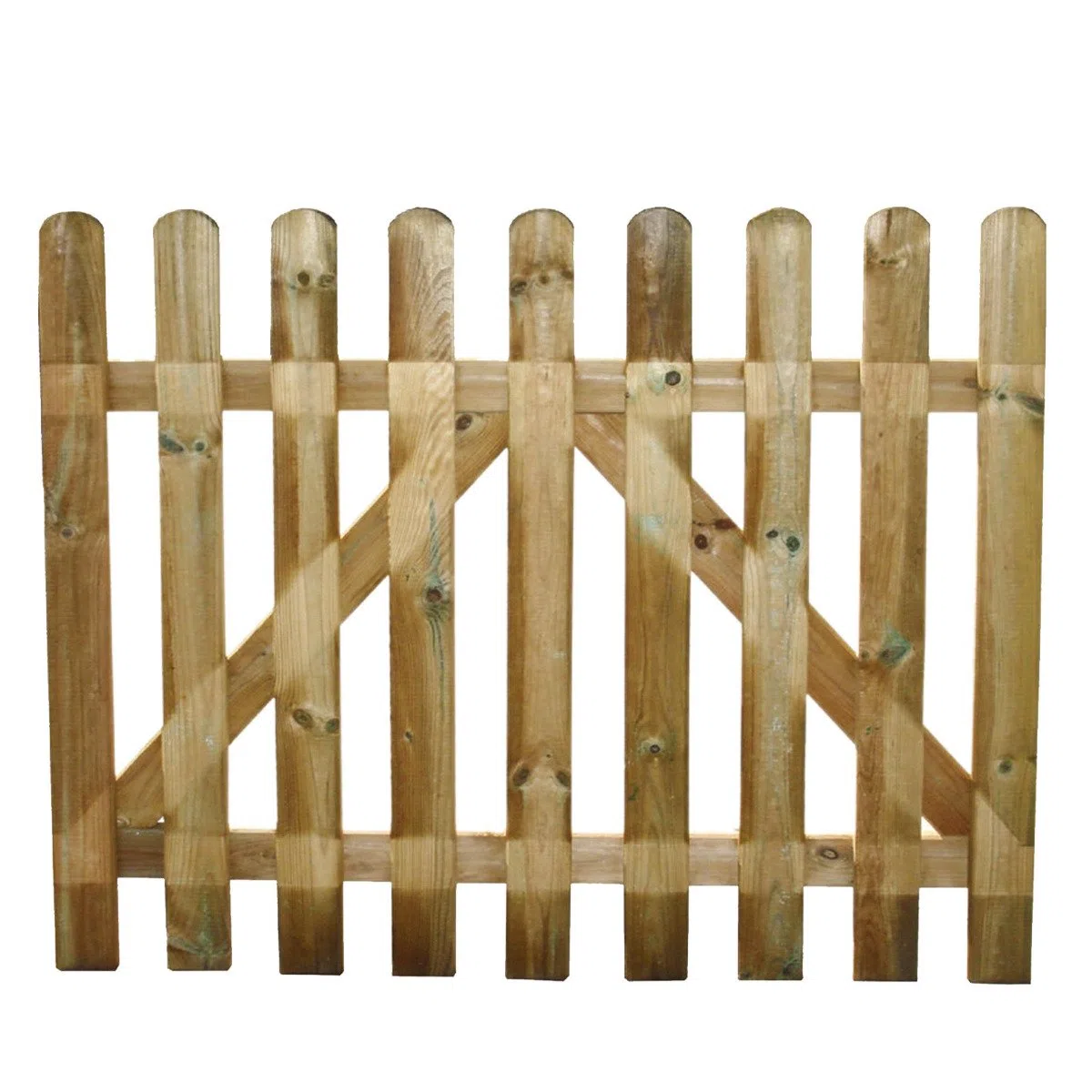 Cancello per recinto steccato in legno impregnato 80x100 cm Europa STI