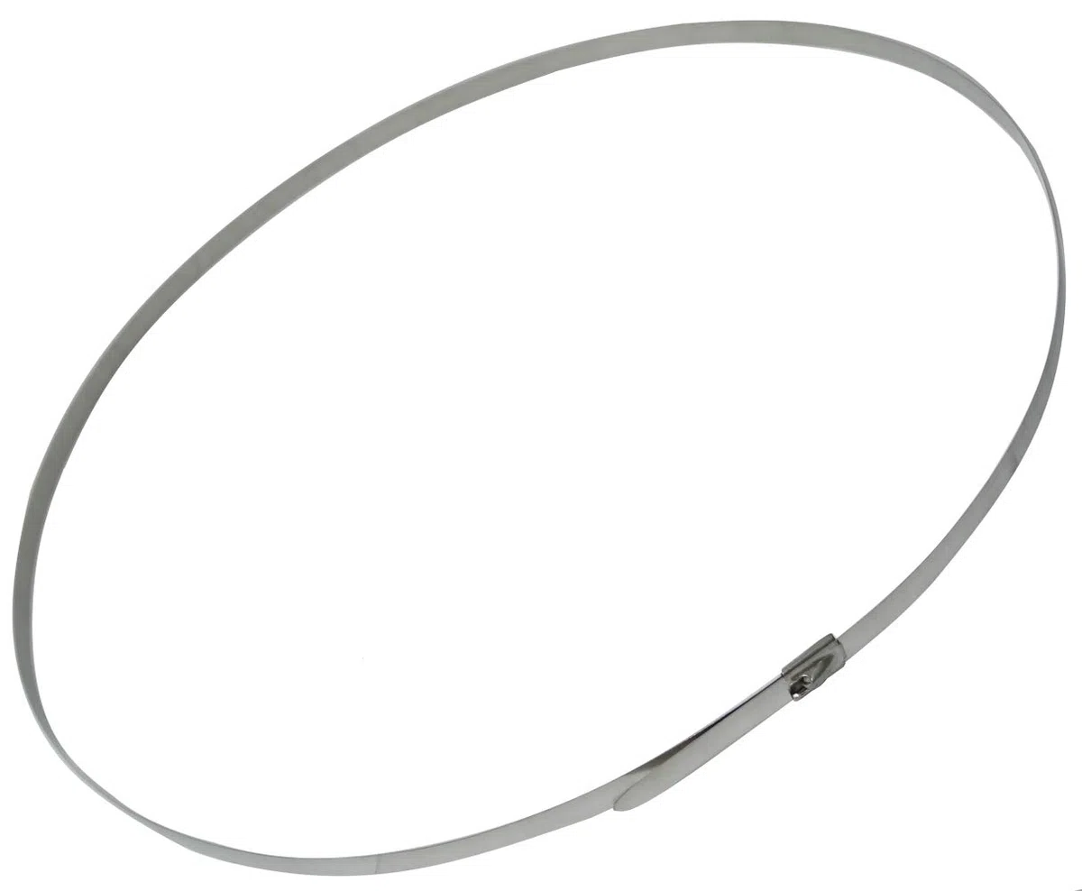 Aerzetix - Fascette Stringitubo C42160 in Acciaio, 7,9 x 1000 mm, 100 cm (Confezione da 10)