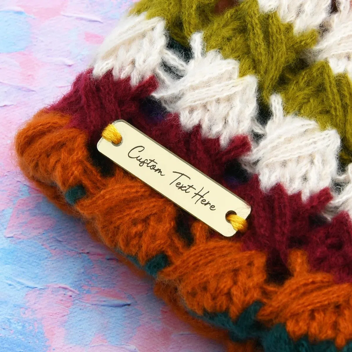 Targhette a specchio in acrilico personalizzate, etichette personalizzate in acrilico, etichette per il nome del matrimonio, targhette con nome personalizzate (50 pezzi, 1 x 4 cm)