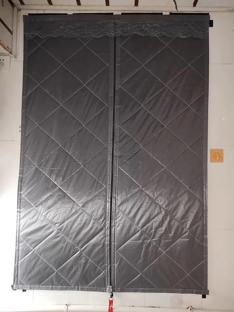 Tenda Termica Magnetica Della Porta Pellicola termica per finestre contro il freddo,Kit isolamento finestre,Agenti Atmosferici Inverno Antigelo (70x150cm)