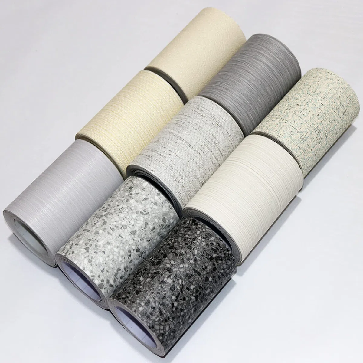 Bordo Per Carta Da Parati Impermeabilefango bianco di diatomee 20cm X 500cm, Decorazione Autoadesiva Rimovibile Per Cucina, Bagno, Piastrelle,