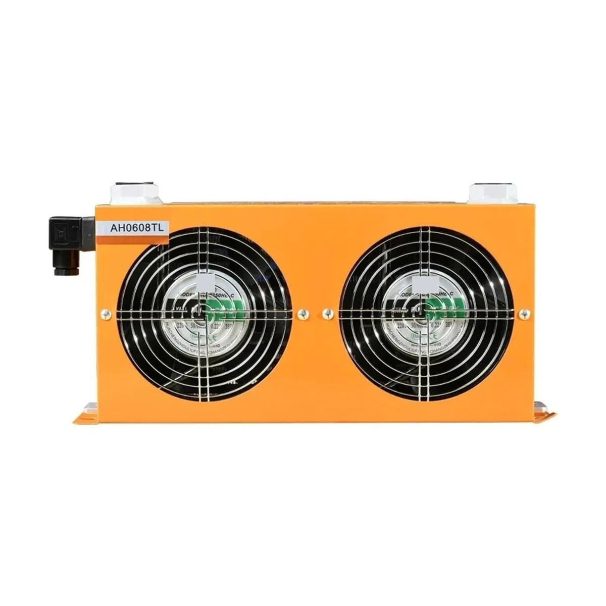 AH0608TL-CA Raffreddatore d'aria for olio idraulico – Unità di raffreddamento a doppia ventola for compressori e piccoli sistemi Efficiente(AH0608TL- 24V- DC)