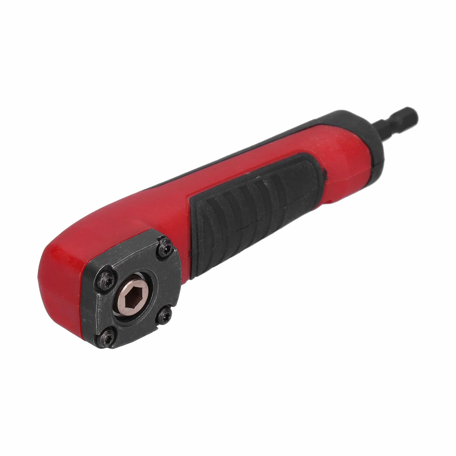 Adattatore Ad Angolo Retto Shockwave, Adattatore per Trapano Avvitatore a Percussione Rosso Multifunzionale a 90 Gradi Adattatore per Attacco Trapano Ad Angolo Retto