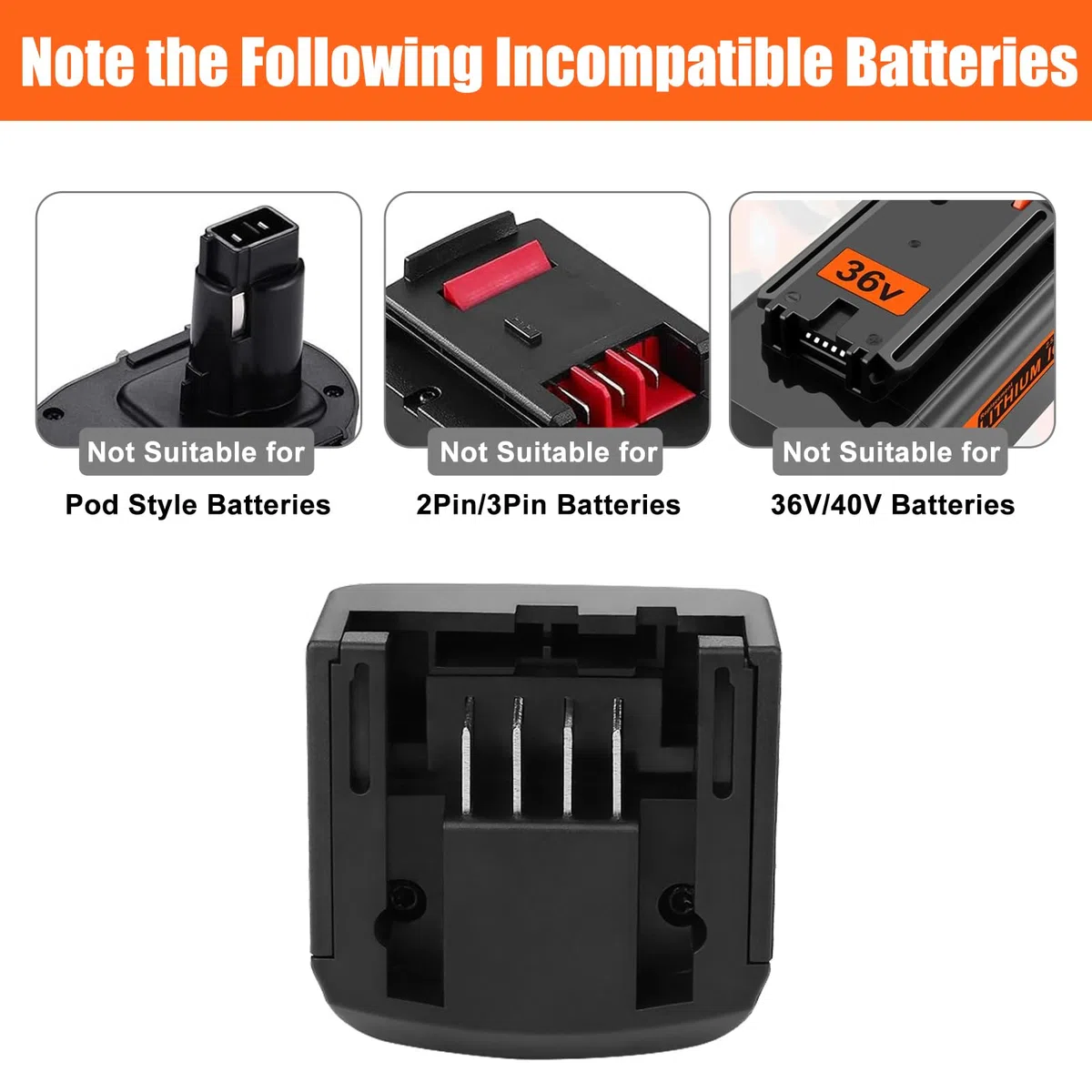 ENERGUP 18V/20V Caricatore di Ricambio per Black e Decker Batteria 18V BL2018 LBXR20 LBXR20B LBX4020 BL1518 BL4018
