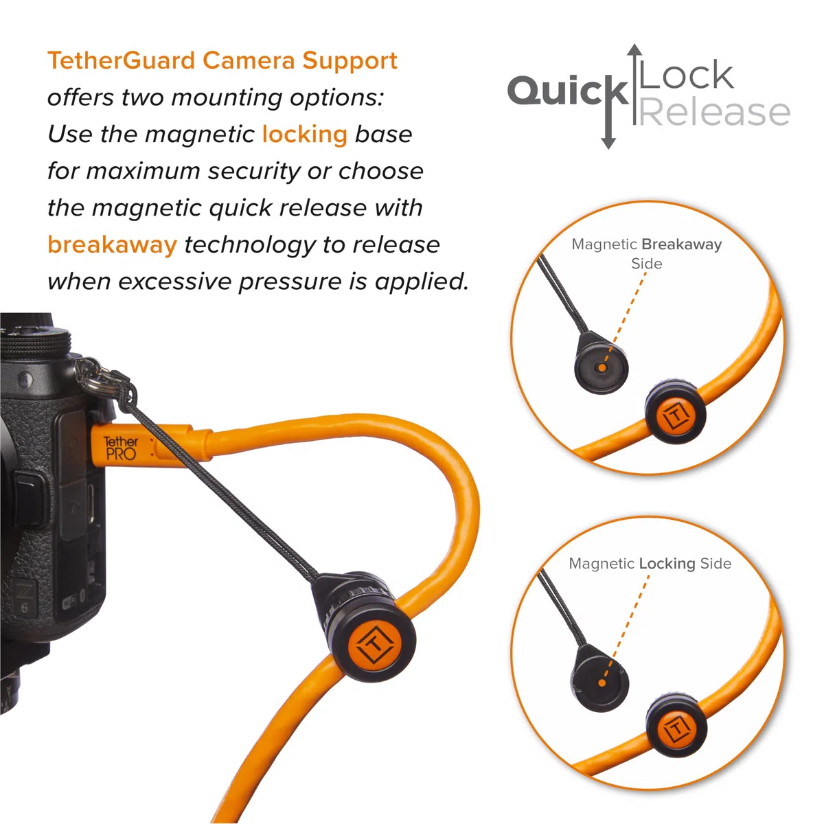Tether Tools kit di supporto cavi per fotocamera e computer
