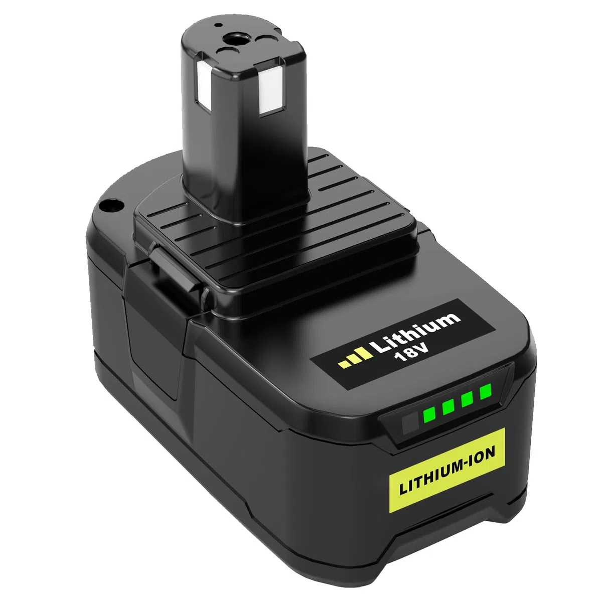 Batteria 18V 5,5Ah sostitutiva batteria per Ryobi 18V P108 Compatibile per Ryobi RB18L50 RB18L40 RB18L25 BPL-1815 BPL-1820G BPL18151 BPL1820 P104 P105 P107 (grigio)