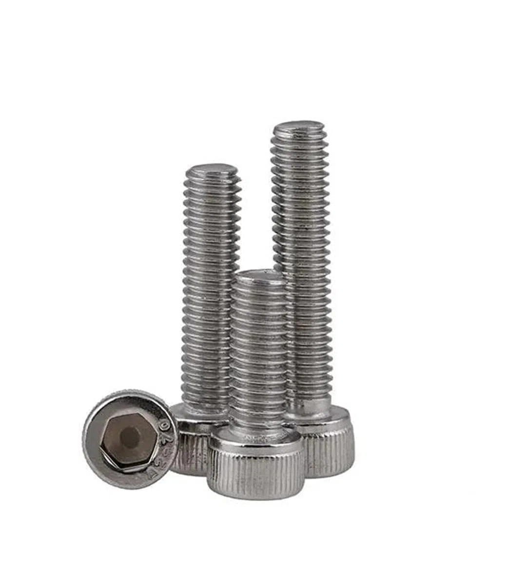 bulloni esagonali in acciaio inossidabile, Assortimento di viti a testa cilindrica con esagono incassato in acciaio inossidabile 304 con filettatura inversa M4-M12(M5X40 mm (10 Pcs))