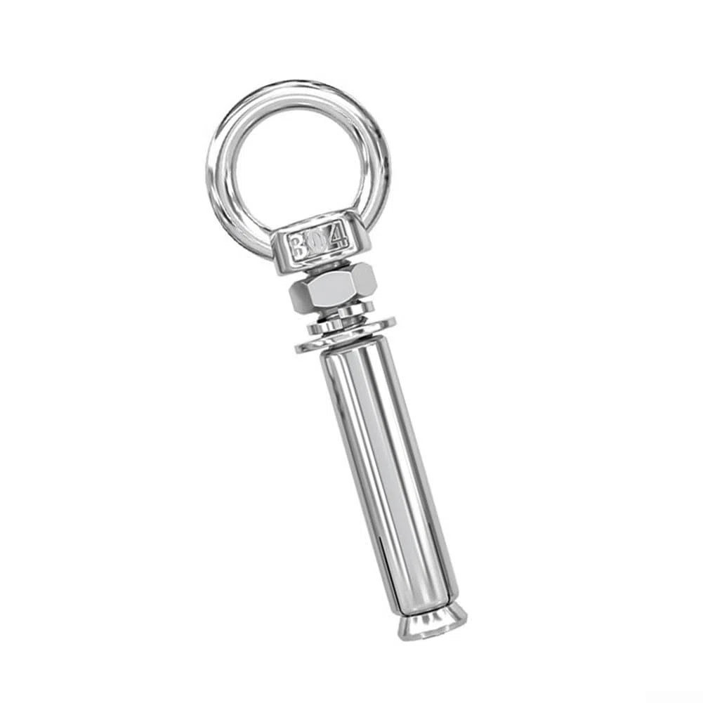 Bulloni ad espansione in acciaio inox 304 con anelli, tasselli da parete, viti a occhiello, misure disponibili 50 150 mm, resistenti (M10x60)