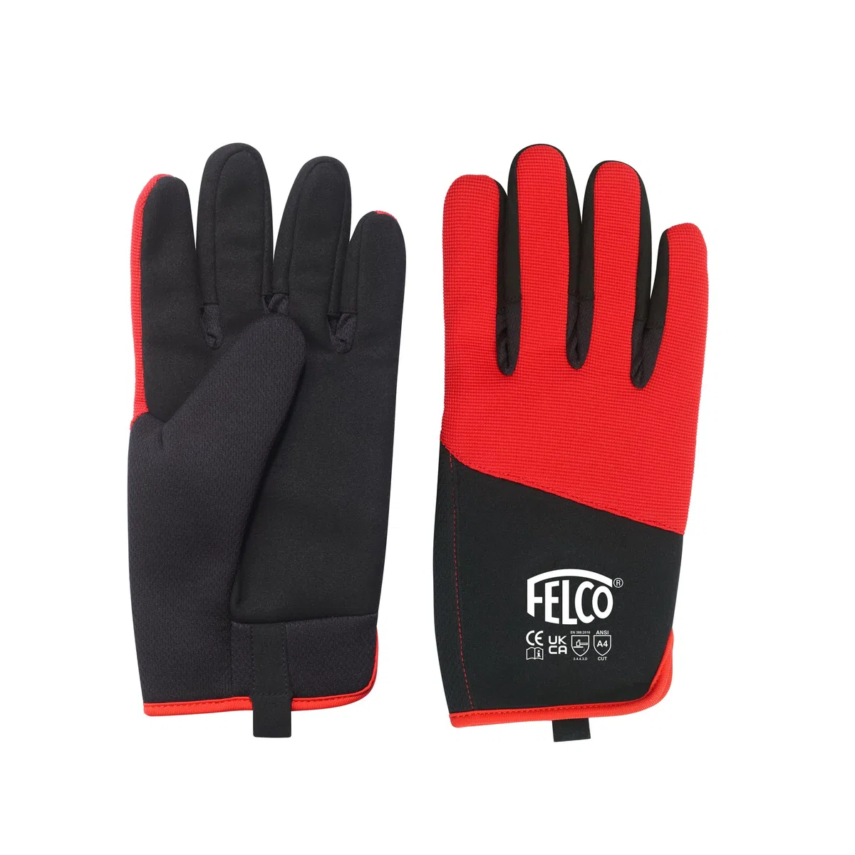 FELCO Guanti resistenti al taglio, modello 704, grandi, in pelle sintetica, foderati in rete, resistenti al taglio, previene il rischio di tagli, giardinaggio, potatura, orticoltura, florivistica
