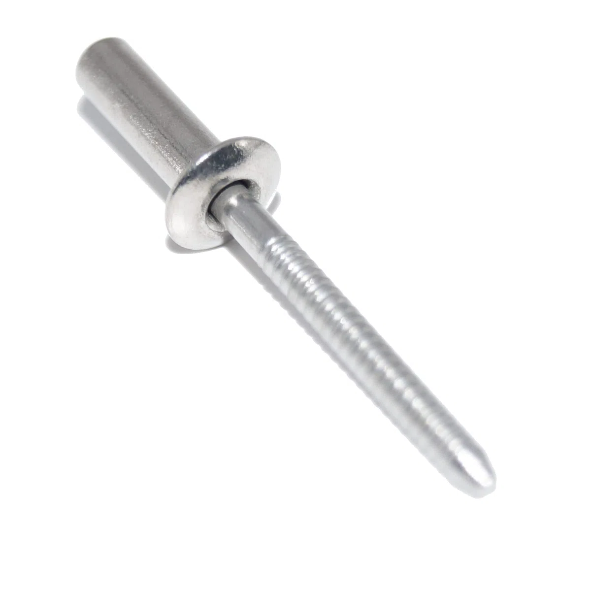 Rivetti ciechi 6,4 x 14 mm, 25 pezzi, in acciaio inox A2 (V2A) con testa piatta, forma chiusa B rivetti a pop-up DIN 7337 - ISO 16585