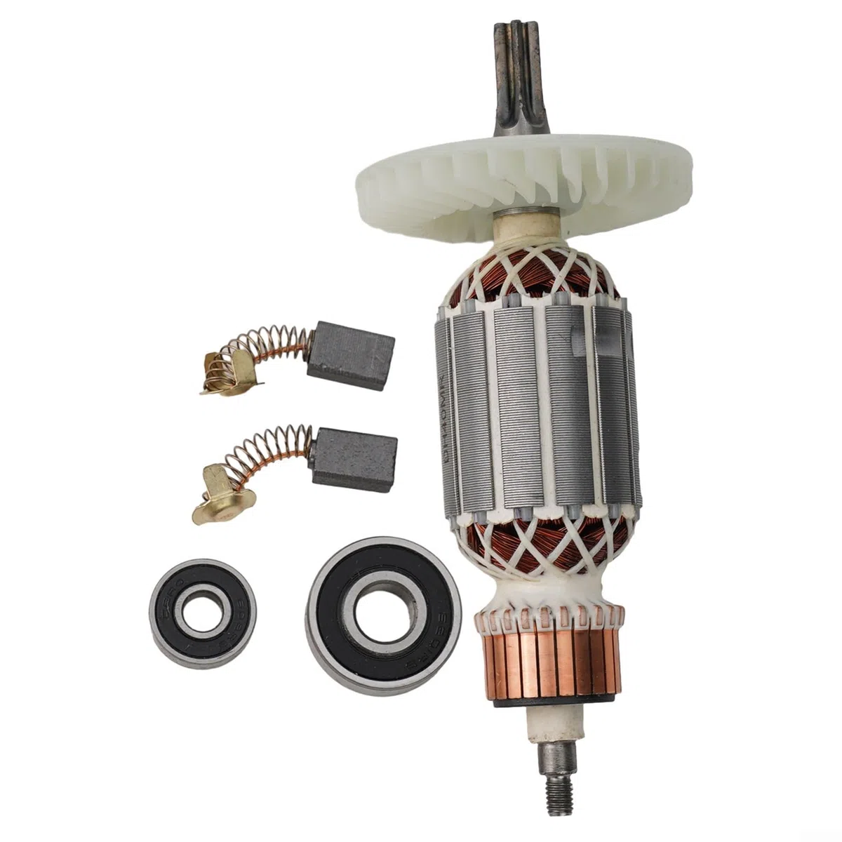Spazzole in carbonio metallico per compatibilità, attacco rotore 220 V, ricambio con cuscinetti con martello rotante Hitachi Dh40mr Dh40sr Dh40fr