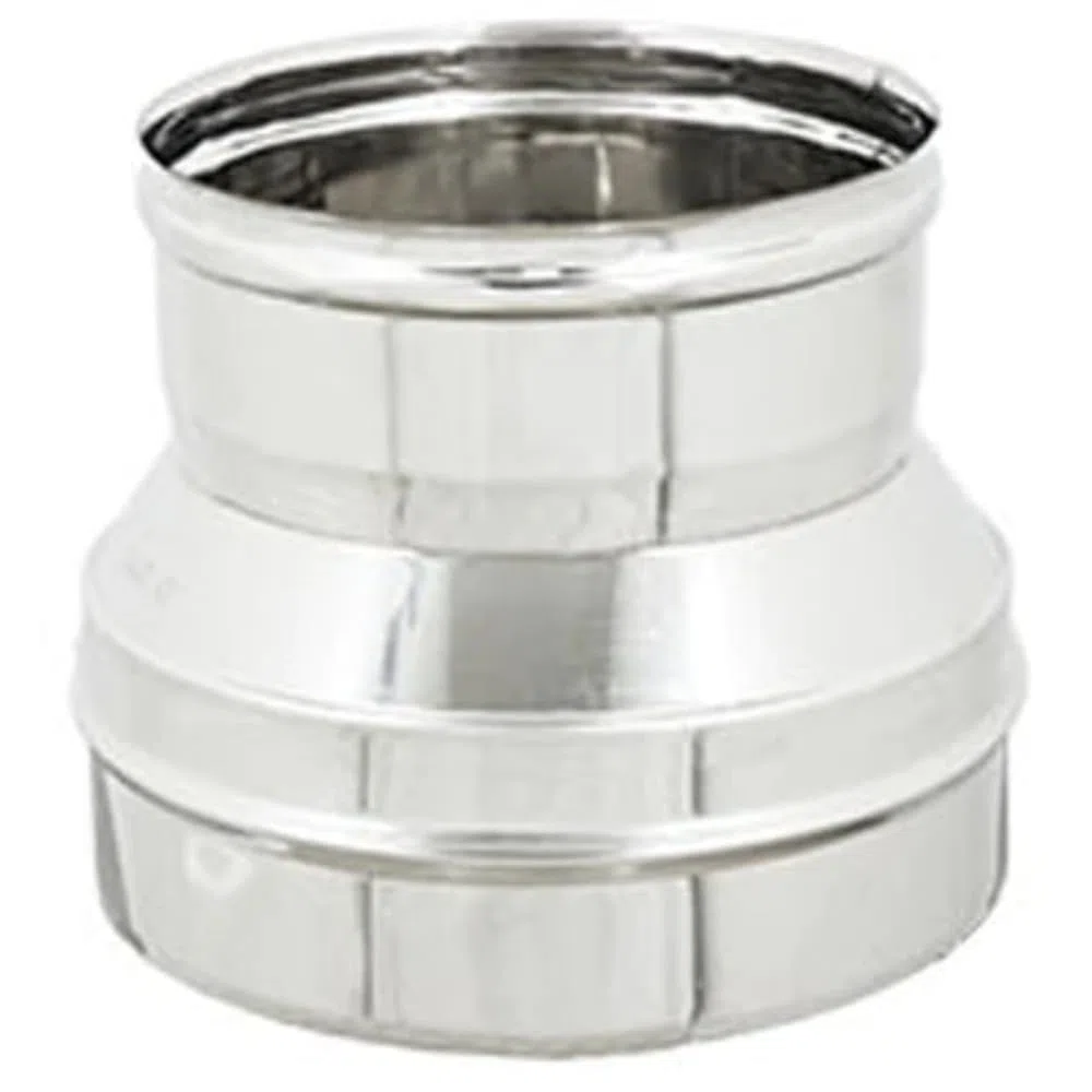 RIDUZIONE INOX PER CANNE FUMARIE Diametro Maschio M 180 Femmina F 150 mm