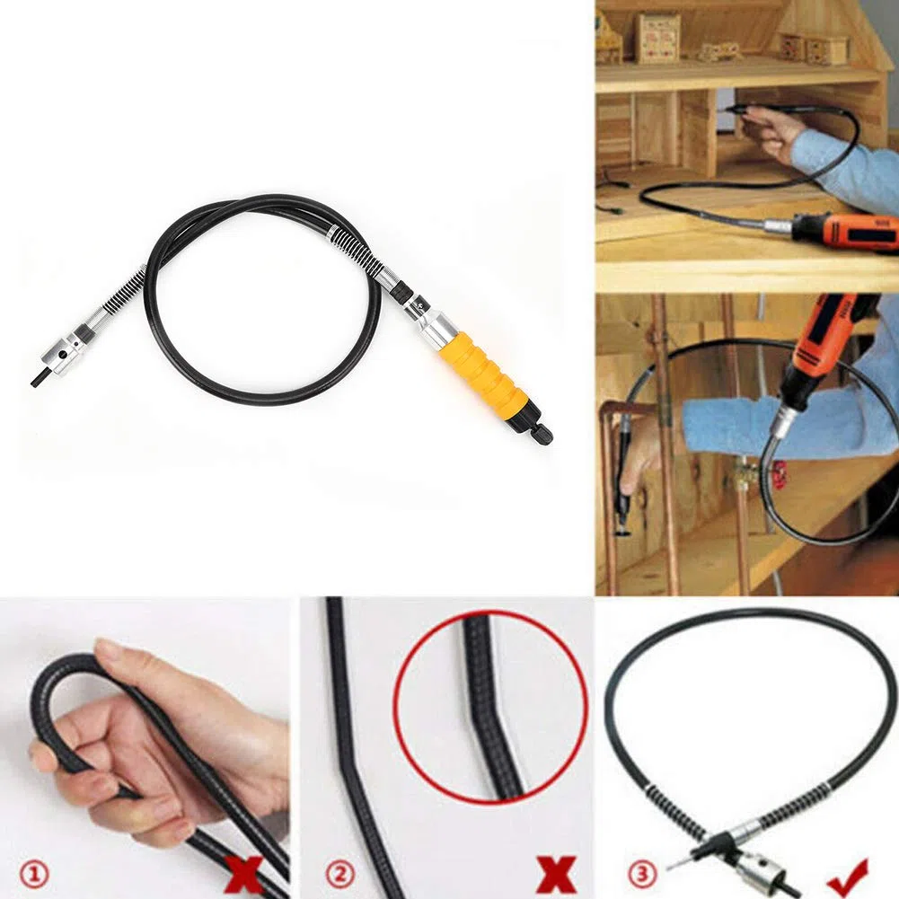 Set di strumenti per carpenteria con scalpello intaglio elettrico per la lavorazione del legno Manico giallo senza sforzo con set di strumenti per chiavi