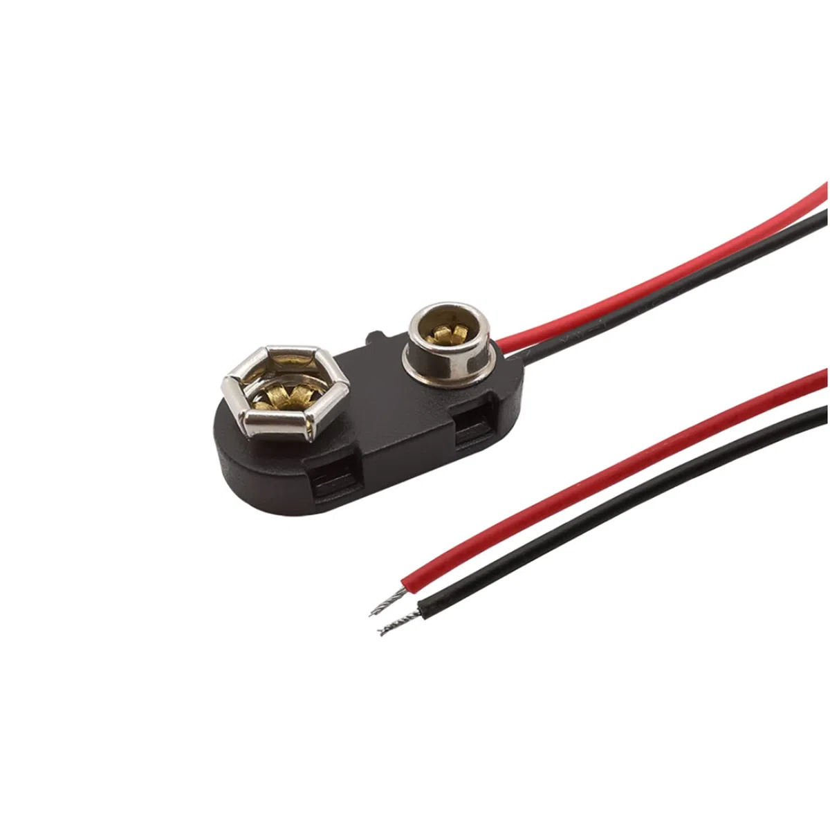 Mini sirena di allarme piezoelettrica da 12 V CC, 5 pezzi, 110 dB, antifurto, allarme ad alta decibel, per auto + 5 connettori a clip per batteria