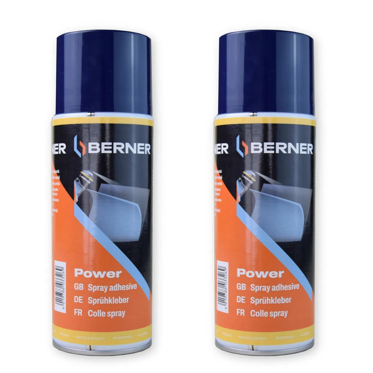 Colla spray per auto tessuti legno metallo trasparente adesivo resistente per alte temperature 400 ml. 2 pezzi