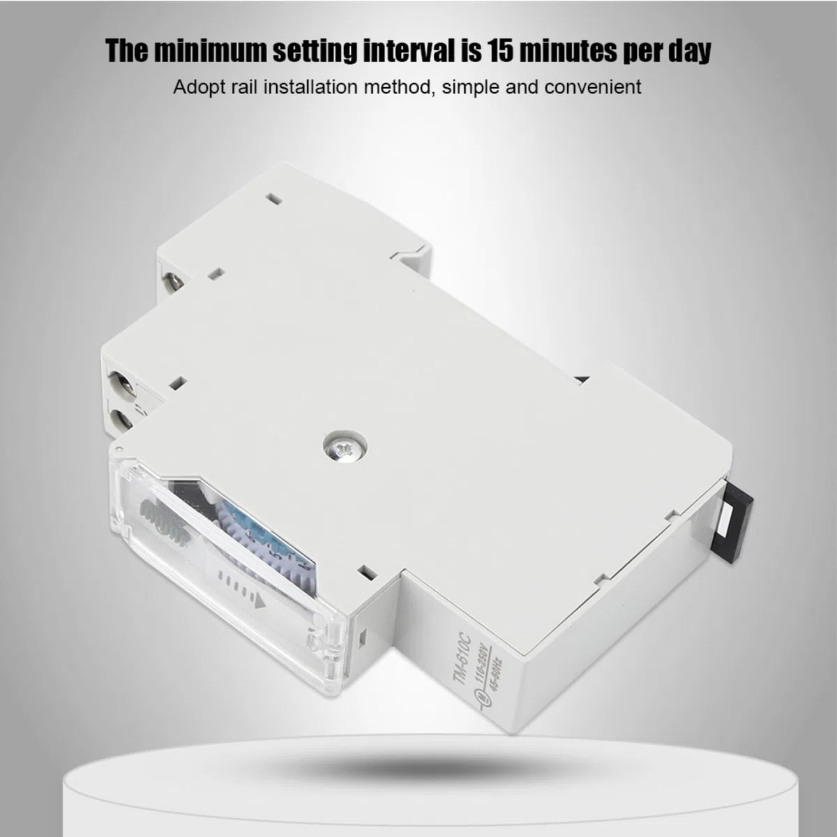 Interruttore Orario Timer Interruttore 250V AC 1 DIN Della Luce Interruttore di Temporizzazione Intelligente per Binari 1P per Lampioni Fabbriche Luci per Insegne Pubblicitarie Apparecchiat