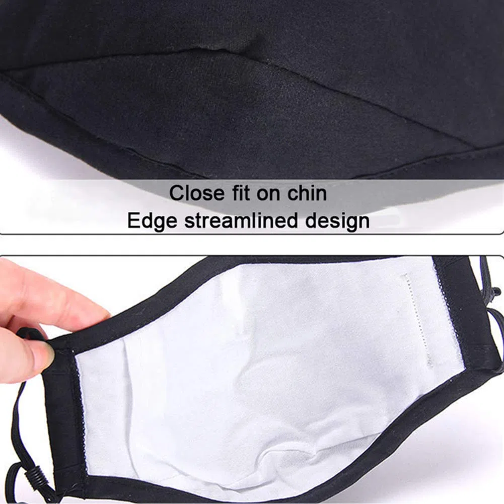 maschere con filtro antipolvere maschera antismog maschere da ciclismo maschera per l'inquinamento del viso maschera per ciclo black,freesize