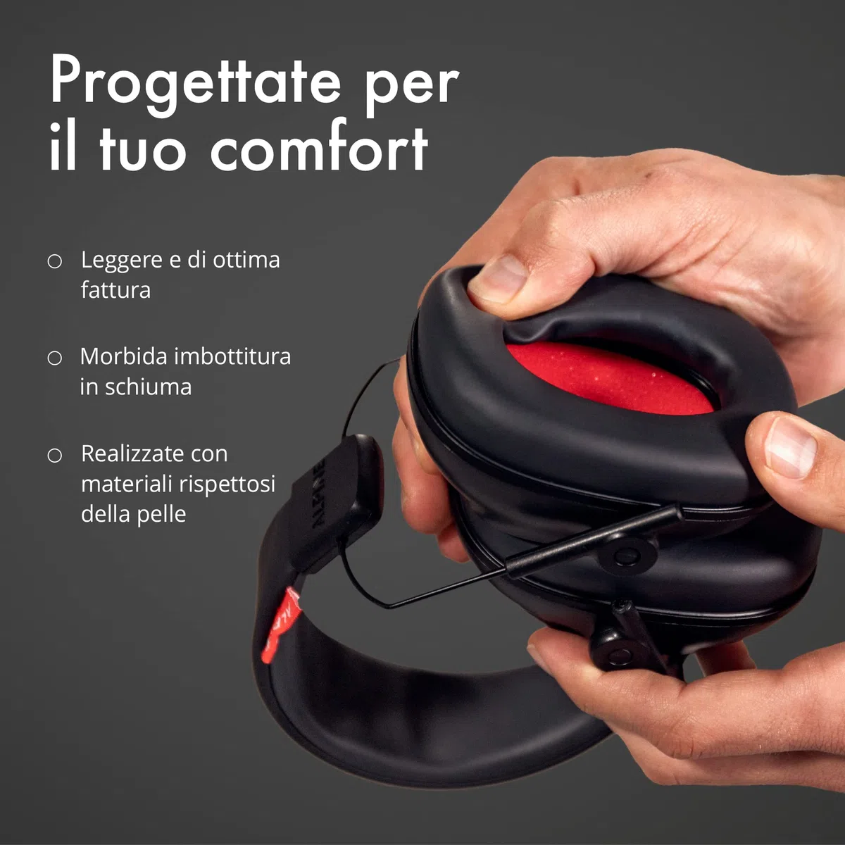 Alpine Defender Cuffie antirumore per adulti - 26 dB - Cuffie insonorizzanti per studio, lavoro, batteria, bricolage e molto altro - Archetto regolabile - Comfort per tutto il giorno