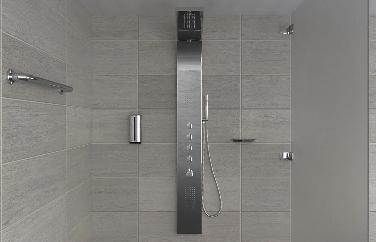 Fischer DuoSeal 8 x 48 Tasselli Sigillanti con Vite Inox A2 per Ambienti Umidi, Piastrelle, Box Doccia, Bagno, Saliscendi, 557728