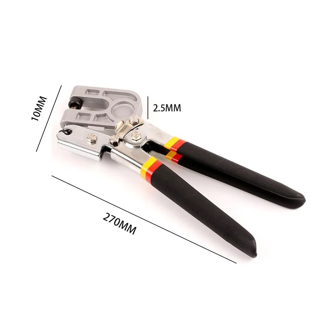 TopHomer Pinza crimpatrice in metallo, 270 mm, in acciaio leggero, pinza crimpatrice per cartongesso, soffitto
