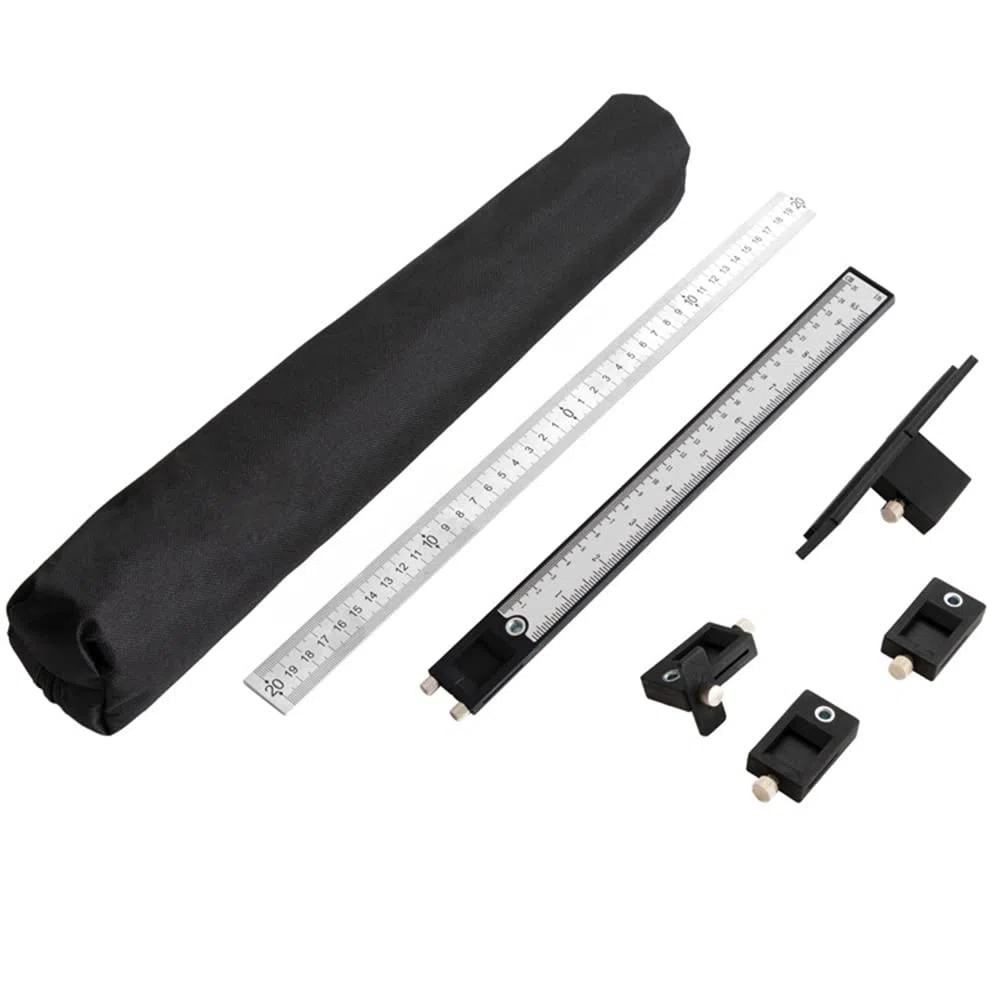 Punch Locator, Maschere Hardware per Armadietti, Localizzatore Punzone Regolabile, Guida per Trapano Localizzatore di Punch, per installazione di Porte e Cassetti