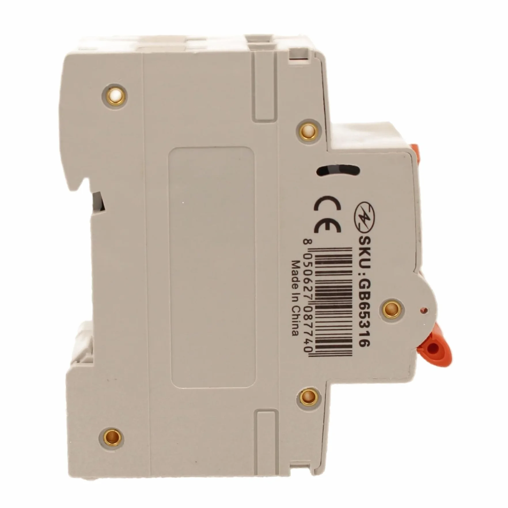Interruttore Differenziale Magnetotermico Tipo A 16A C16, RCBO 1P+N 6kA 30mA Curva C, Doppio Leva con Diagnostica Visiva, 2 Moduli DIN, Serie PL8HM Elettromagnetica