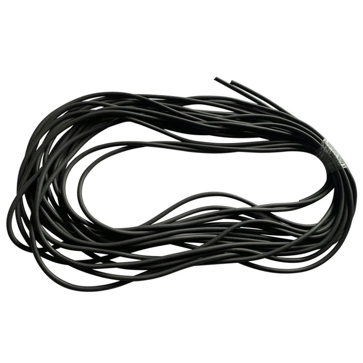 Striscia di tenuta in gomma spugna solida rotonda, Guarnizione ad anello tonda in gomma siliconica espansa nera da 2 mm a 10 mm(O dia 5mm)