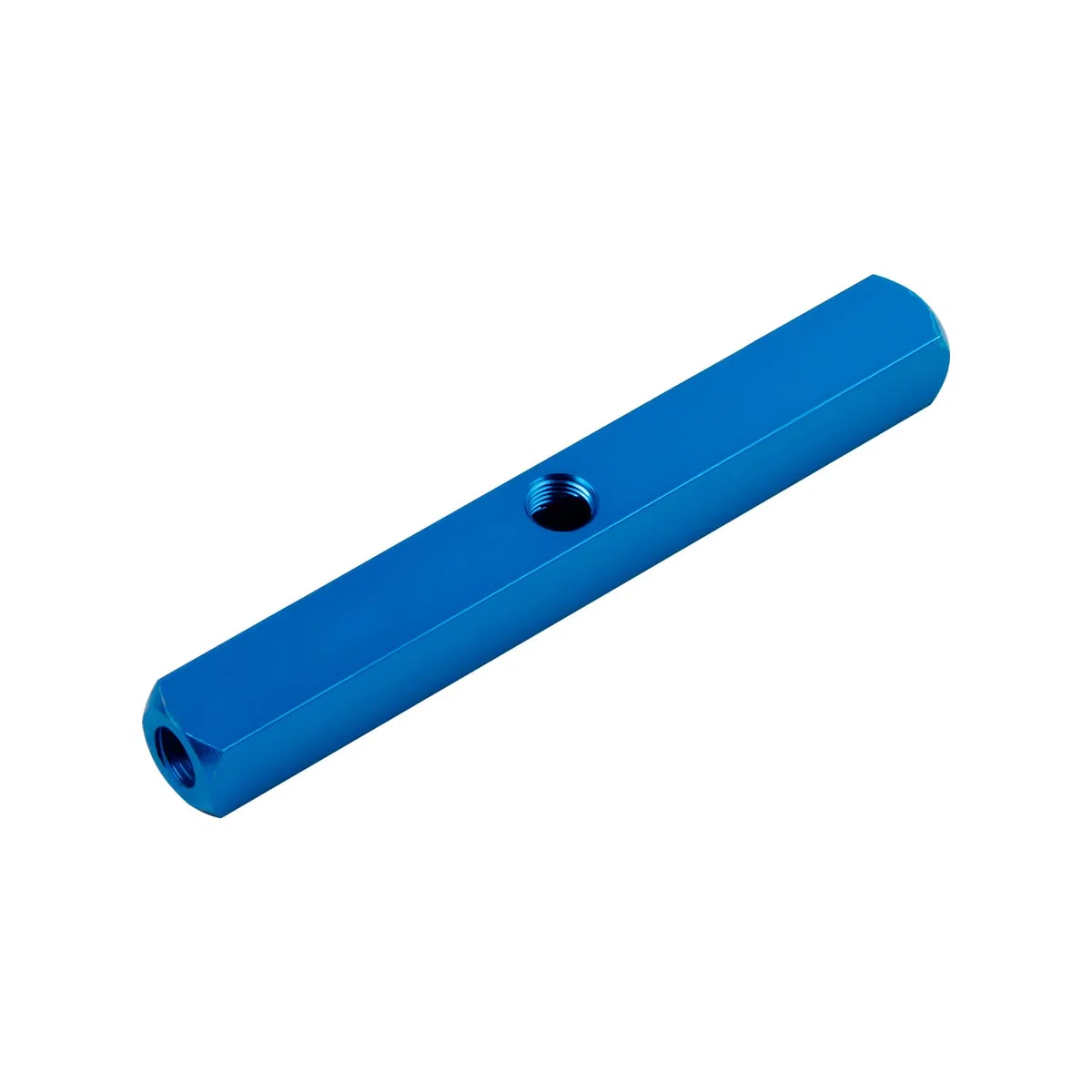 Aria Blocco Collettore Splitter, 1/4" Connettore Pneumatico da Attacco Rapido, Connettore Pneumatico con 4 Tappi in Rame, Adatto a Cilindri e Compressori