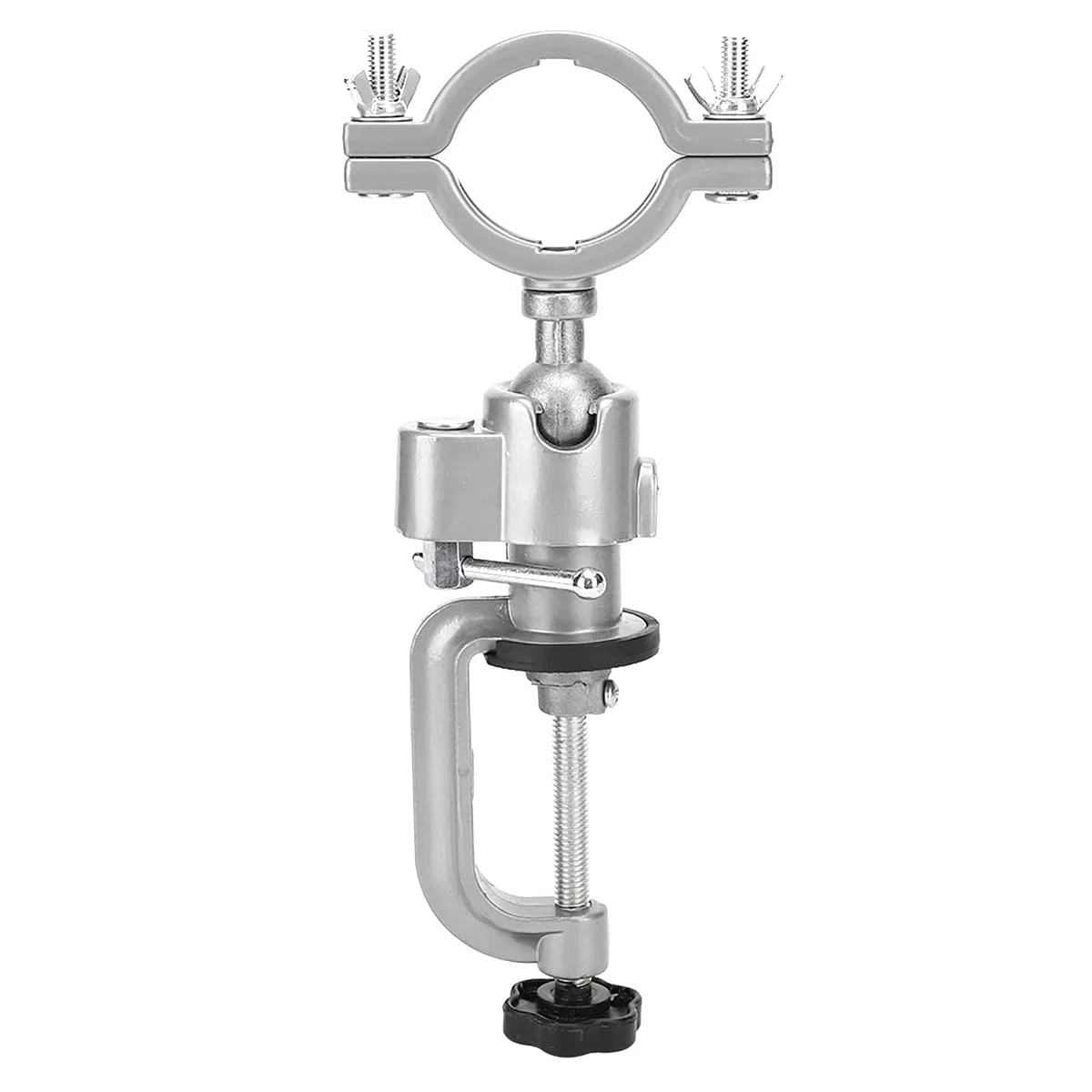 Qury Supporto universale per trapano elettrico in lega di alluminio Supporto per morsetto Accessori per utensili elettrici Morsetti da banco