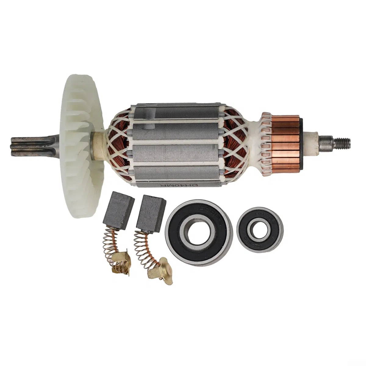Spazzole in carbonio metallico per compatibilità, attacco rotore 220 V, ricambio con cuscinetti con martello rotante Hitachi Dh40mr Dh40sr Dh40fr