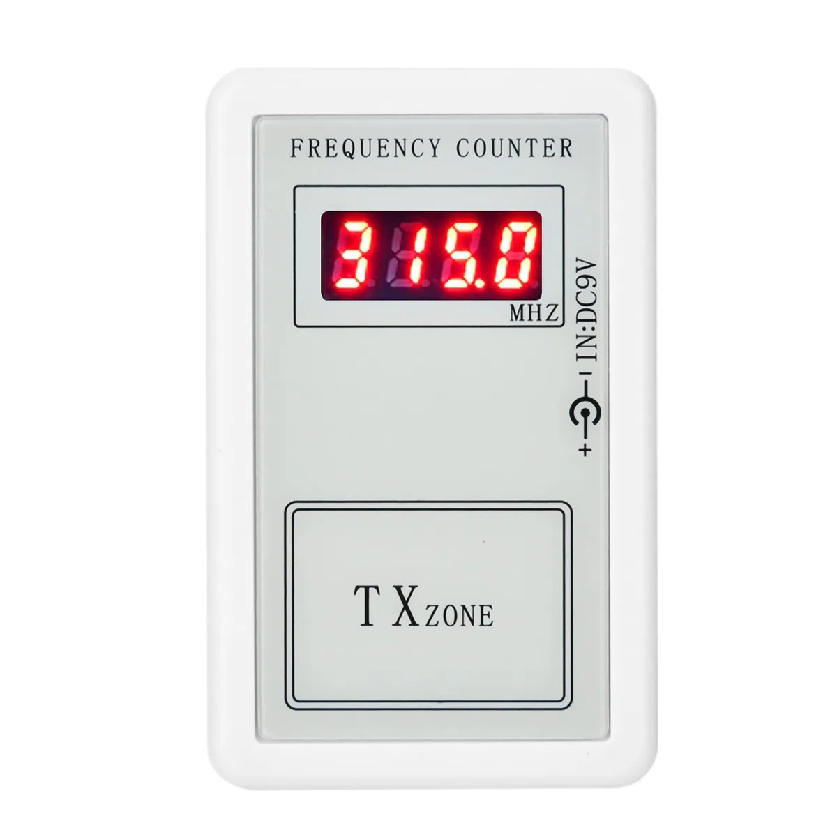 250-450 MHz Misuratore di frequenza Digitale Contatore Dispositivo di frequenza Digitale Portatile Tester per Telecomando Senza Fili Regolatore per Porta elettrica Controllo accessi applicabile