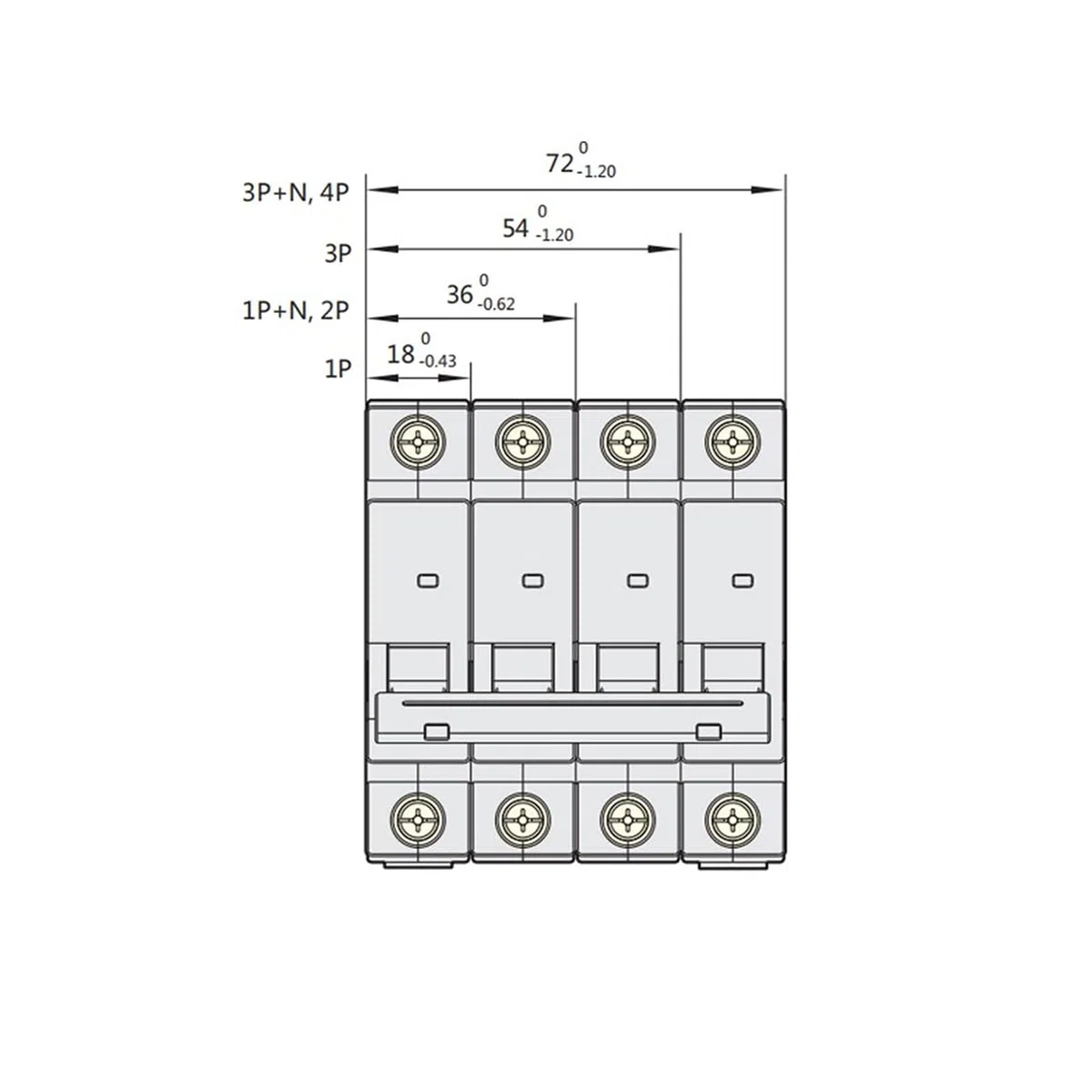 Circuit Breaker NXB-63 3P AC 230/400V Miniature Circuit Breaker C 6 10 16 20 25 32 40 63A Overload Protector DZ47 C Style Air Switch(3 Years)