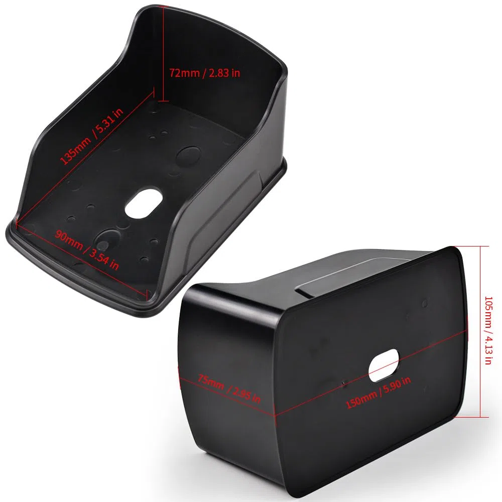 Sistema di controllo accessi RFID da 125 KHz con lettore di tastiera in metallo + copertura impermeabile + 10 portachiavi blu, supporta 1000 utenti, adatto per garage, uffici e porte di