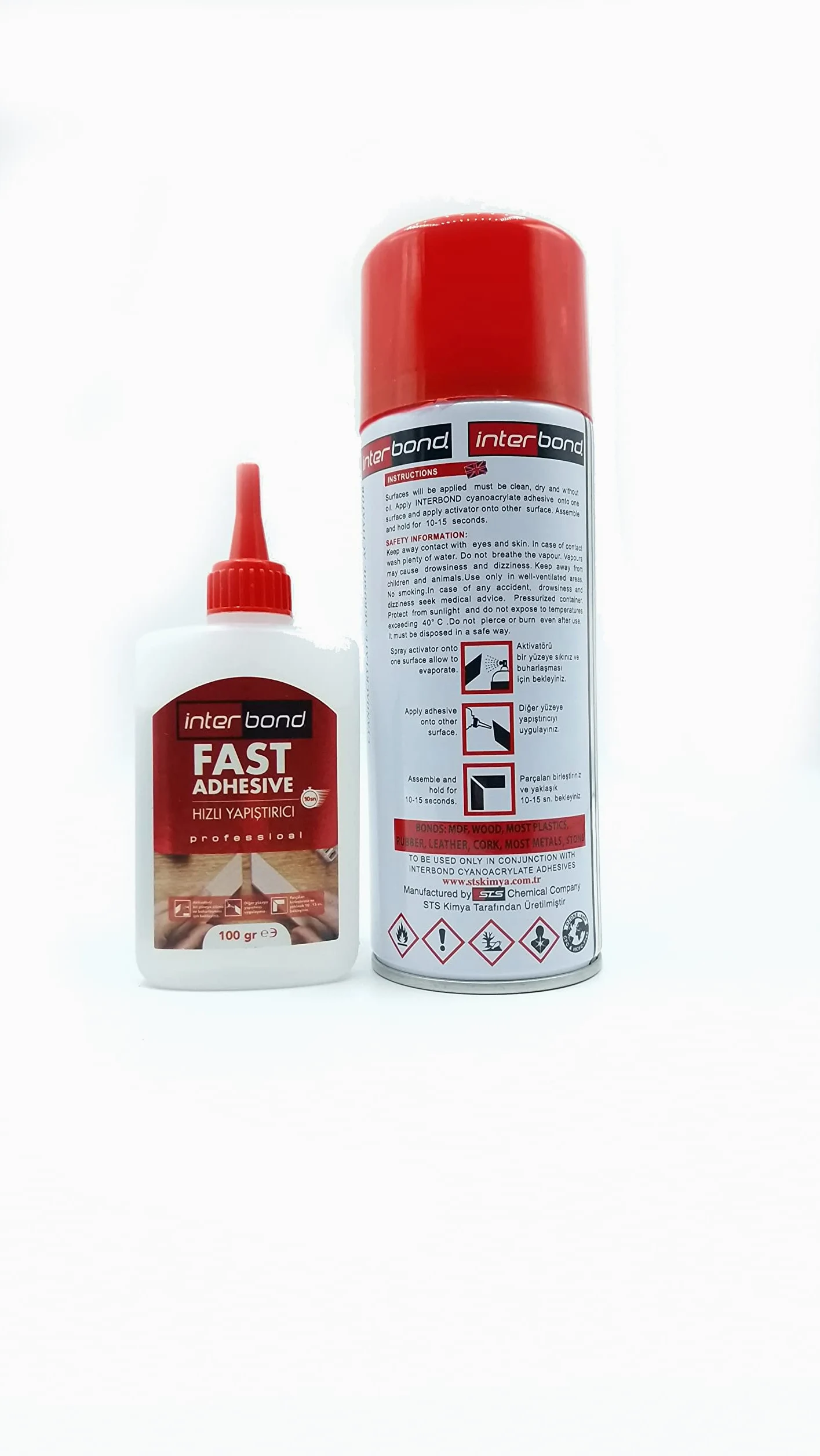 Colla Cianoacrilica con Attivatore - 100g+400ml – Super Attack Professionale per Plastica, Legno, Metallo – Colla con Attivatore Spray Extra Forte per Riparazioni Professionali