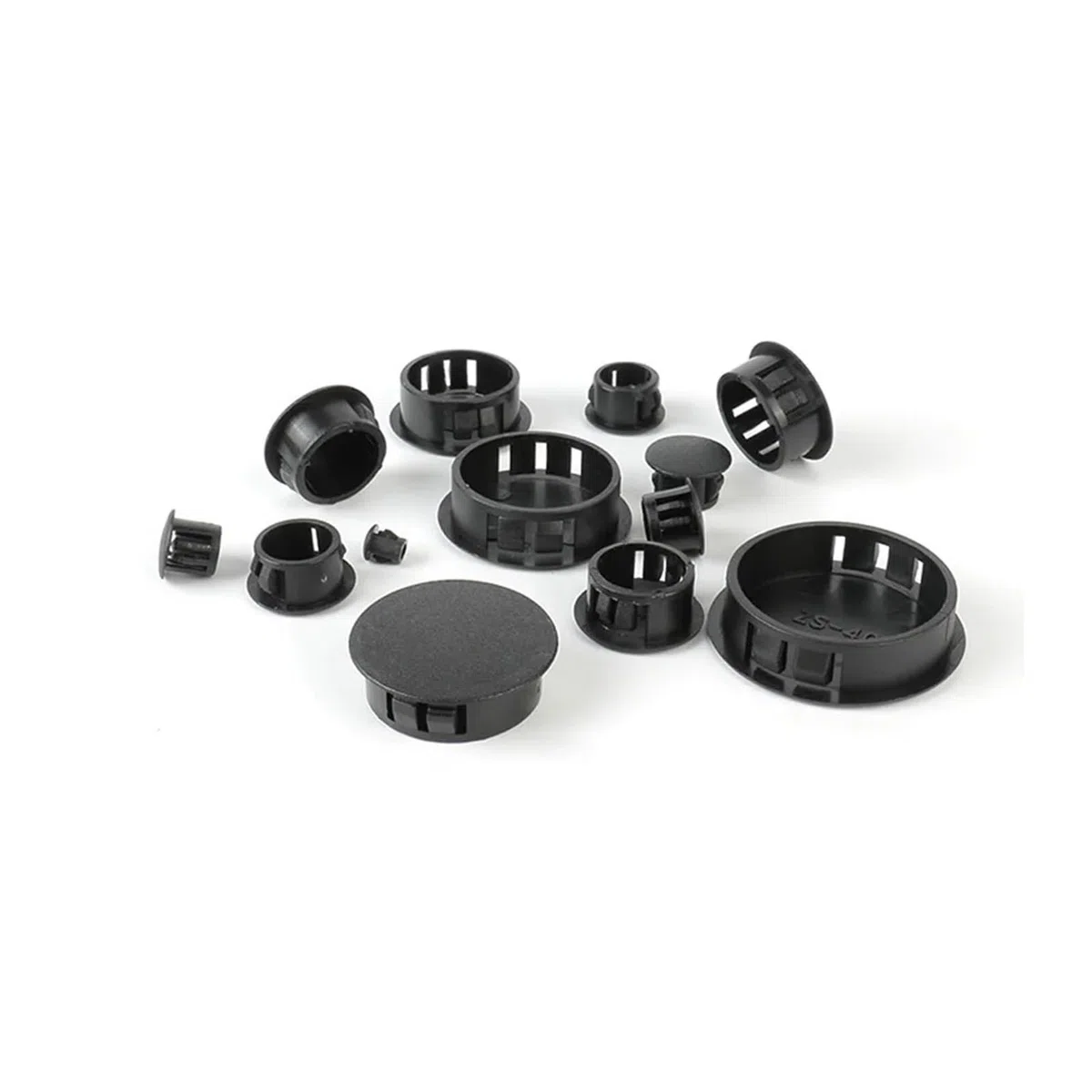 5-20 Tappi for Fori in Nylon Foro di Copertura a Scatto Rotondo in plastica Scatola da Tavolo for mobili Foro Extra 5-60 mm(Black,8mm 20pcs)